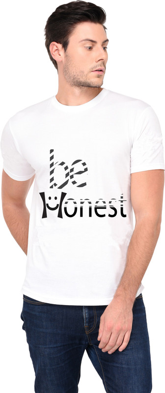ghc shirt Printed Men Round Neck White T-Shirt