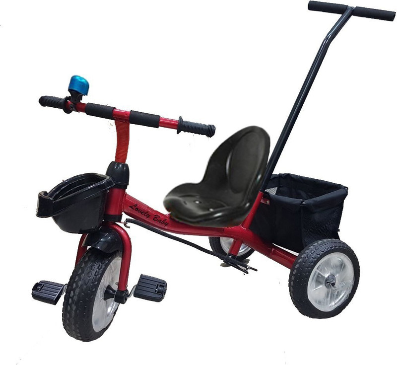 kayoksh BABY TRICYCLE FOR KIDS WITH FRONT OR BACK BASKET AND PARENT HANDLE RED COLOUR KIDS TRICYCLE RECOMMENDED TRICYCLE FOR BABY GIRL OR TRICYCLE FOR BABY BOY OR TRICYCLE FOR TODDLER GIRL OR TRICYCLE FOR TODDLER BOY RECOMMENDED FOR TODDLER 1,2,3,4,5 YEAR CHILDREN TRICYCLE FOR KIDS KY-RB{PH}LBS-055 
