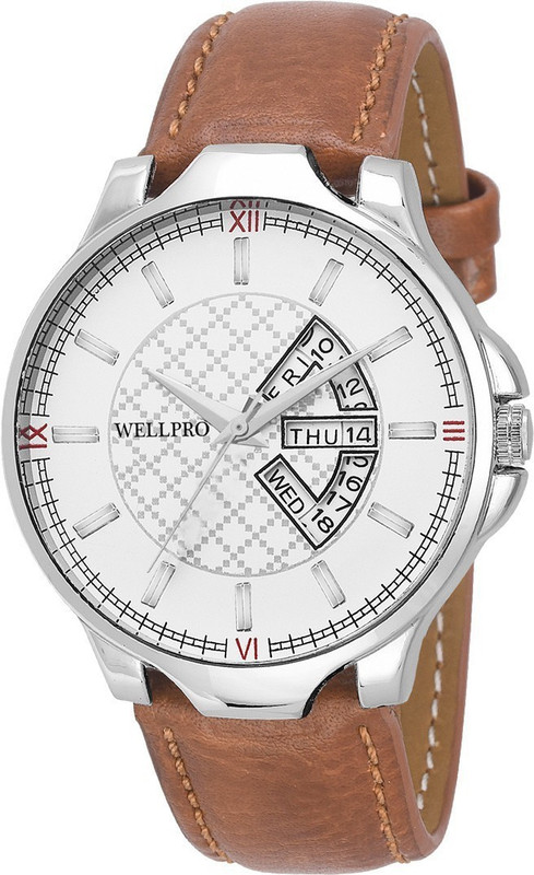 wellpro WO3081 Mugnum Superio Classy Day and Date Analog Watch  - For Men