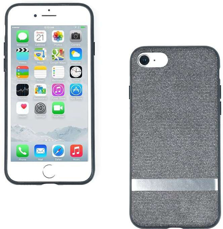 reewo Back Cover for Apple iPhone 7(Dark Grey, 3D Case)