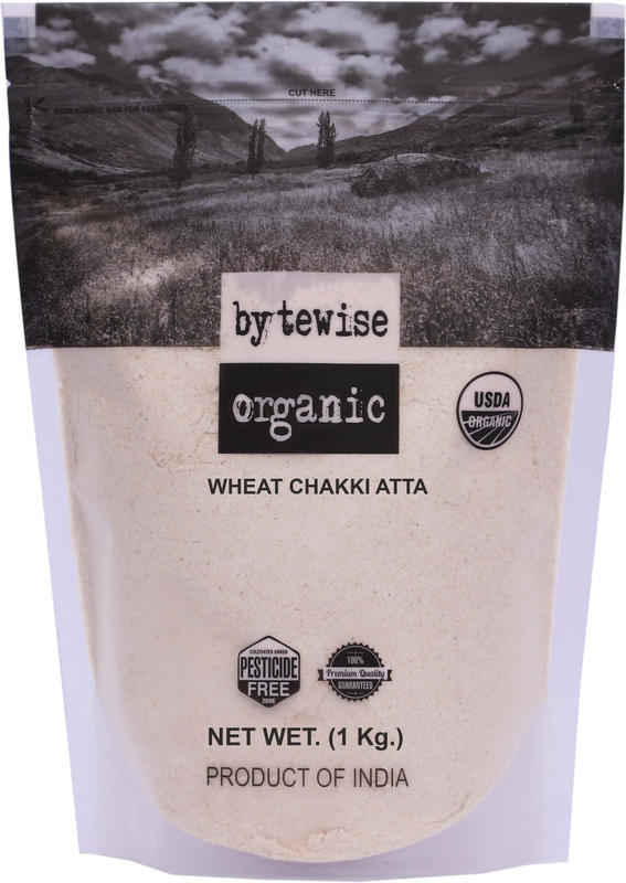 bytewise organic Chakki Atta(1 kg)