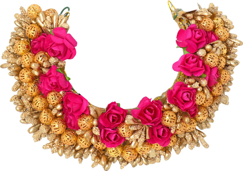 Ekan Indian Flowers Bridal Gajra Accessories For Women Hair Accessory Set Pink Buy Online In Faroe Islands At Faroe Desertcart Com Productid 146360371 And you can wear flower hairstyles for your engagement and wedding day and that too in separate styles. ekan indian flowers bridal gajra