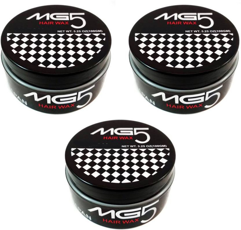 mg5 germany Combo Pack of 3 Hair Wax Hair Styler ( 100 gm/Piece) Hair Styler Hair Styler Hair Wax(300 g)