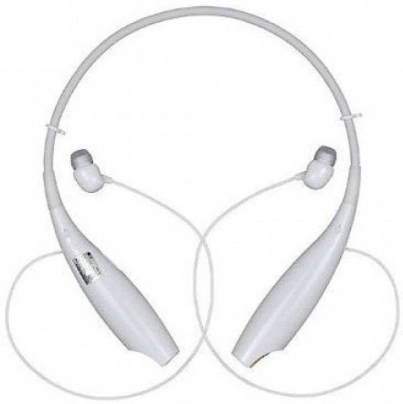 klassy white HBS-730 headphone-0108 Bluetooth Headset with Mic(White, In the Ear)