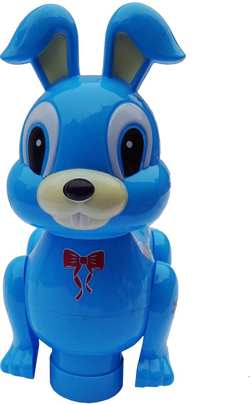 buy2best HIGH QUALITY CARTOON RABBIT WITH FLASH LIGHT FOR ALL KIDS(Blue)