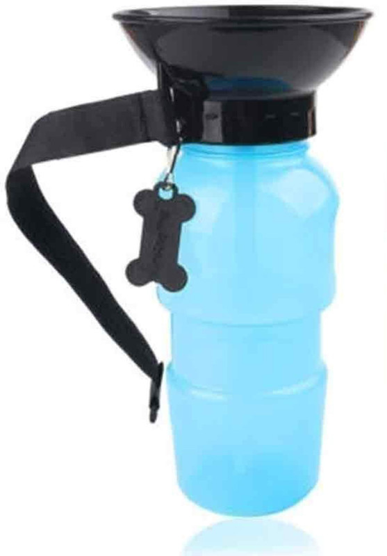 princeproducts Traveling Bottle Round Plastic Pet Bottle(500 ml Blue)