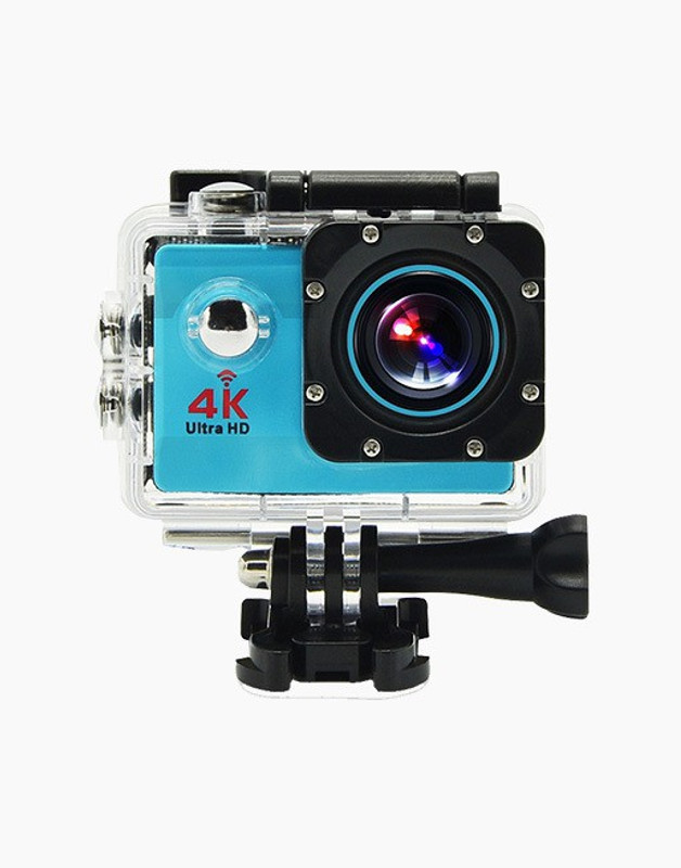 OWO G53R Blue 4K Ultra HD Waterproof Wifi Sports and Adventure Cameras Sports and Action Camera(Blue, 12 MP)