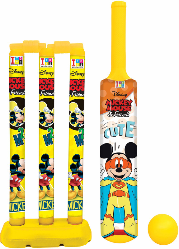 Disney Mickey & Friends Bat, Ball & Stumps My First Cricket Kit Disney Mickey & Friends Bat, Ball & Stumps My First Cricket Kit