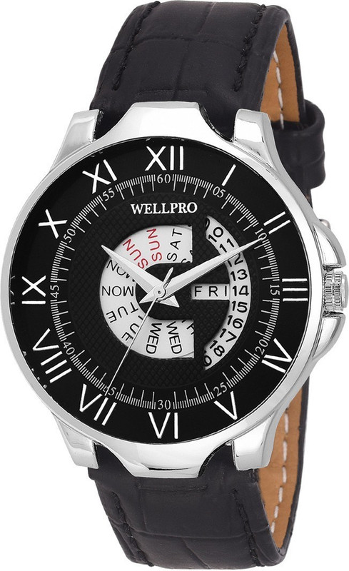 wellpro WP3079 Prime Classy Day & Date Analog Watch  - For Men