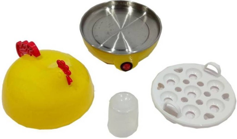 wilson enterprise 7 Egg Steam Boiler Egg Cooker(Yellow, 7 Eggs)