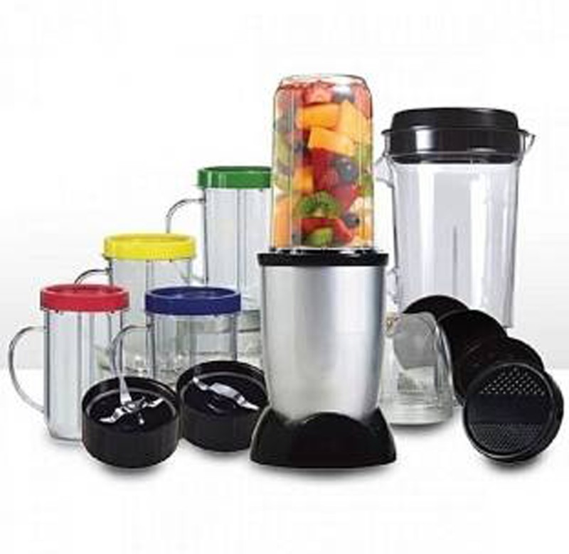 Starglare Bullet21 Amagic Bullet 21 Pcs Desire Blender Magic Transparent Jar 250 W Juicer (Grey, Black, 5 Jars) 250 Juicer Mixer Grinder(Grey, 5 Jars)