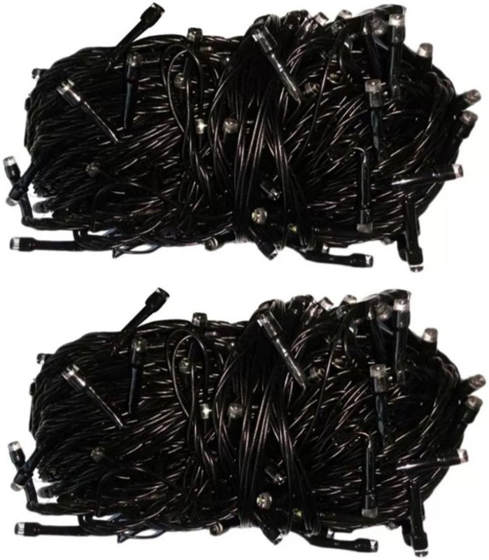 sanfew 330 inch Black Rice Lights(Pack of 2)
