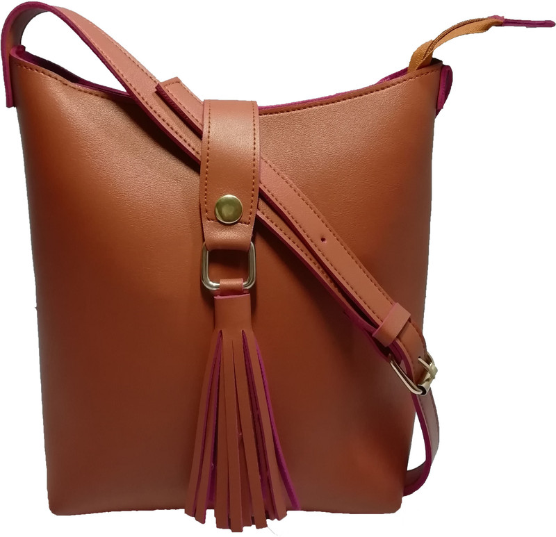 mango star Brown Sling Bag