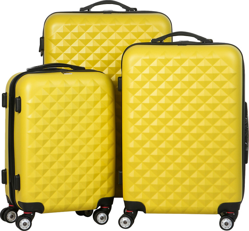 Carry Trip Cabin Suitcase, Check-in Suitcase, Suitcase Combo(Yellow)