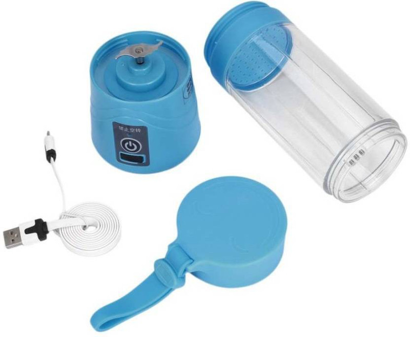 WDS Pro USB Electric Blender Bottle 0 Juicer Mixer Grinder  (Pink, 1 Jar) 0 Juicer Mixer Grinder(Blue, 1 Jar)