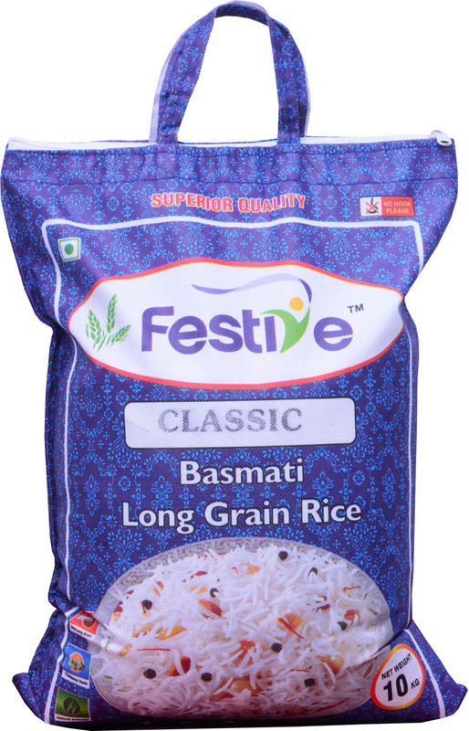 festive classic Basmati Rice (Long Grain, Steam)(10 kg)