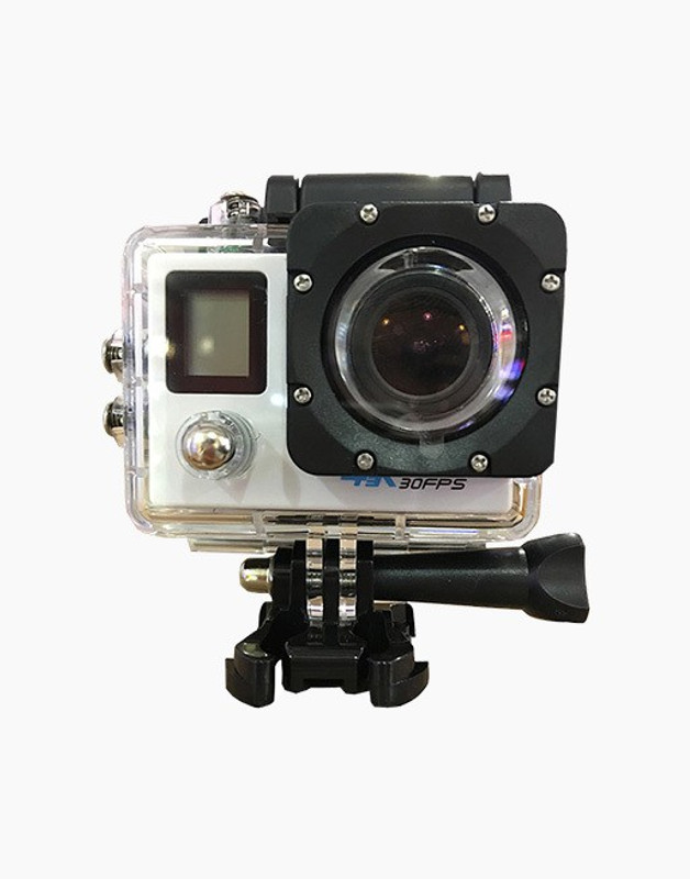 OWO K1 Silver New Design dual screen 4K 30fps K1 full hd 1080P 2.0 LCD waterproof camera Sports and Action Camera(Silver, 16 MP)