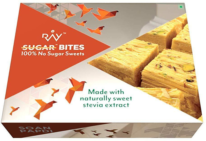 Ray Soan Papdi - 100% Sugar Free Sweets (250 gm) Ideal for Diabetics Box(250 g)
