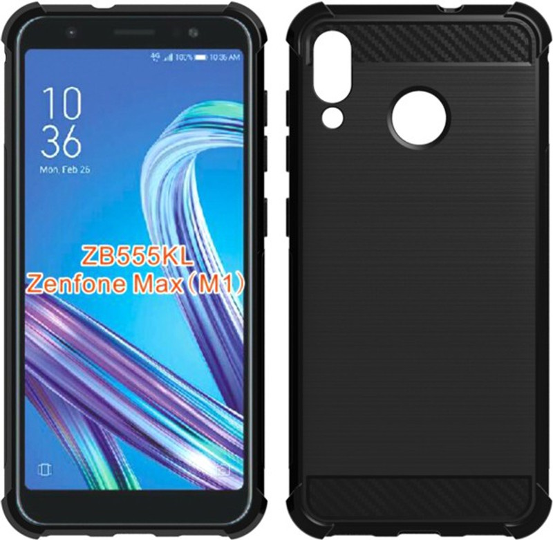 bai and kaka Bumper Case for Zenfone Max M1 ZB555KL(Black, Cases with Holder)