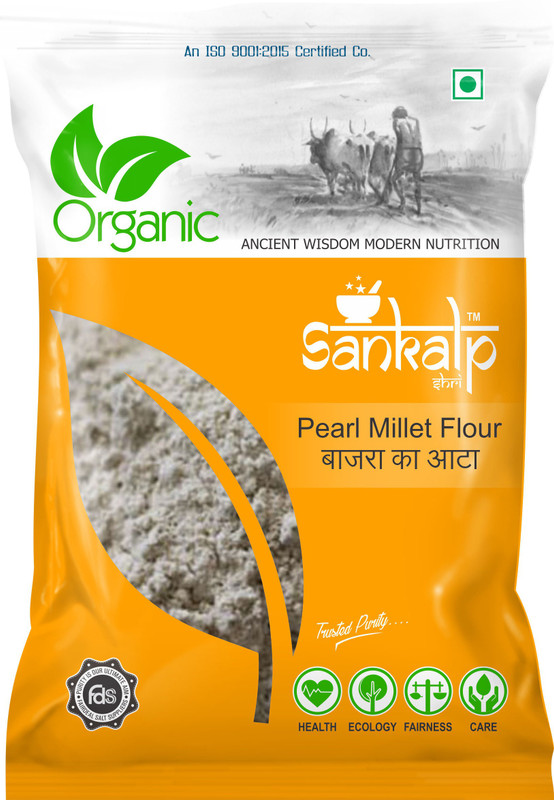sankalpshri Organic Millet Flour | Bajra Atta 500gm(500 g)