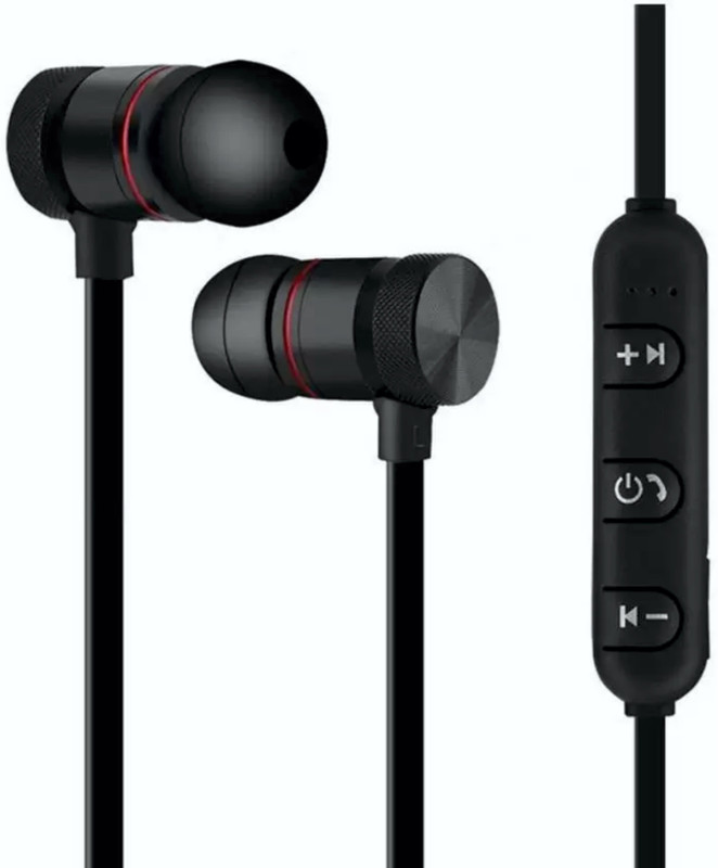 flysto BT_mgm9 Bluetooth Headset with Mic(Black, In the Ear)