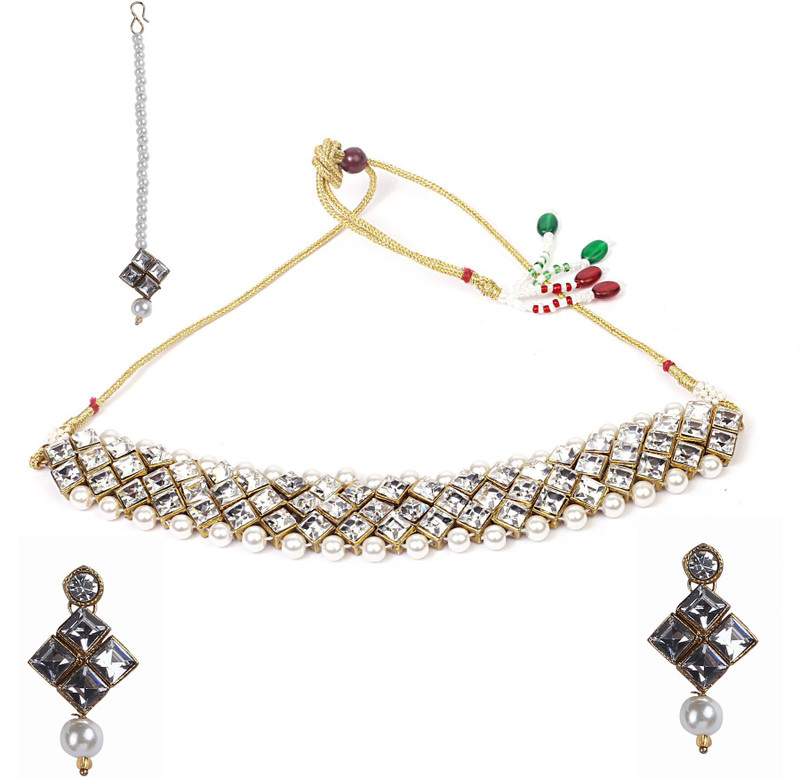 hariomcreations Alloy Jewel Set(Multicolor)