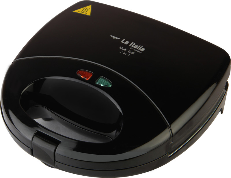 La Italia By Renesola Multi Grill 820 Watt 2 In 1 Sandwich And Grill Maker 2 Years (On Site Warranty) Grill(Black)