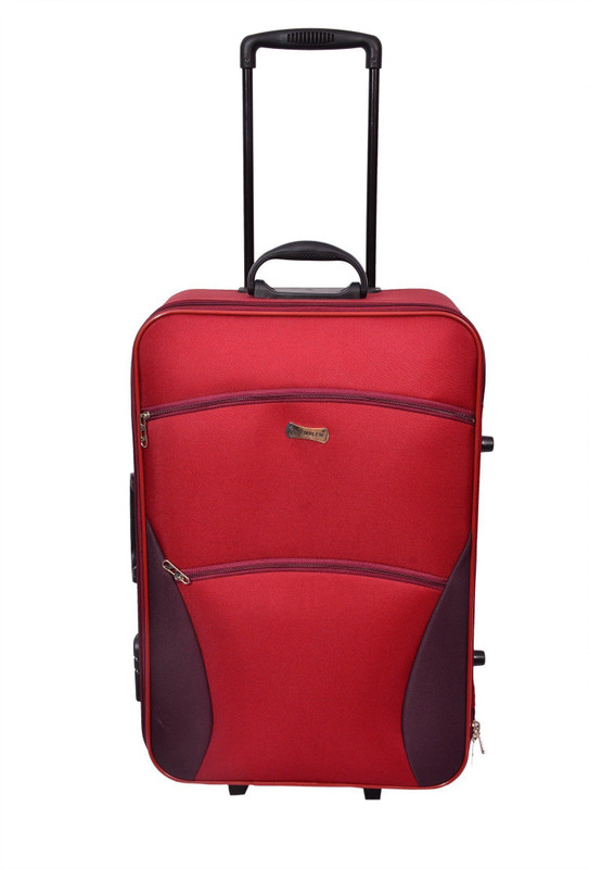 emblem 24 INCH RED TROLLEY Expandable  Check-in Luggage - 24 inch(Red)