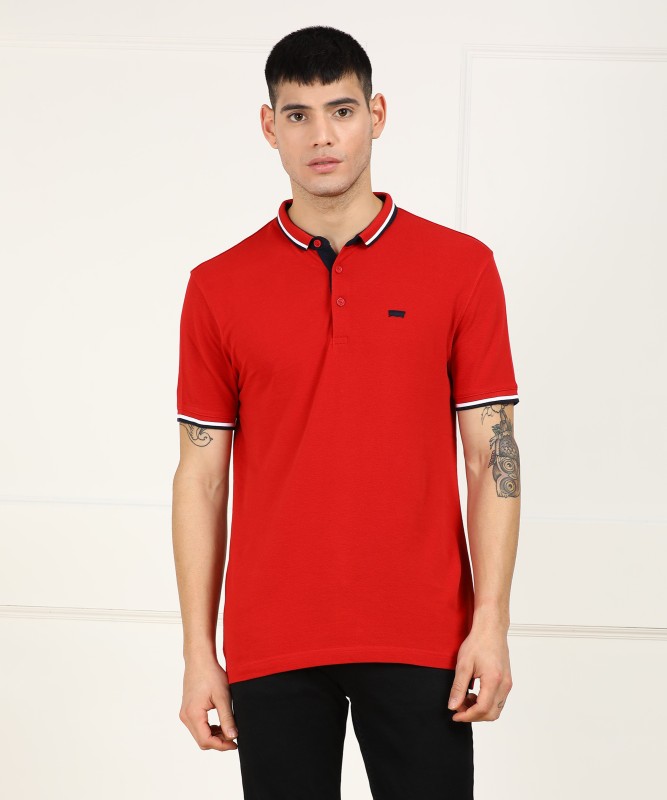 levi's red polo shirt