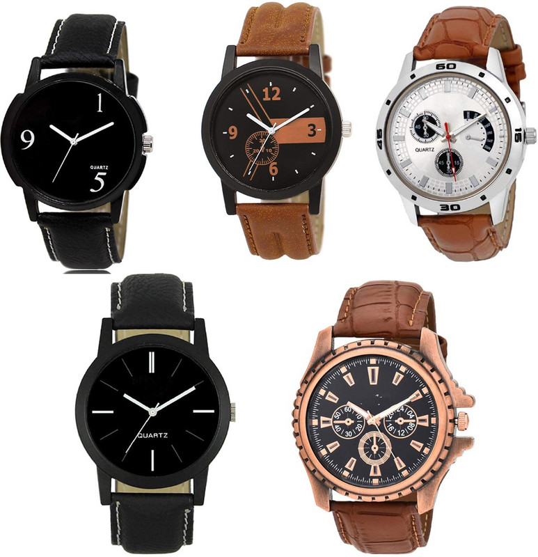 watchstar stylish sports combo of 5 Analog watches for men and boys N series Analog Watch  - For Men