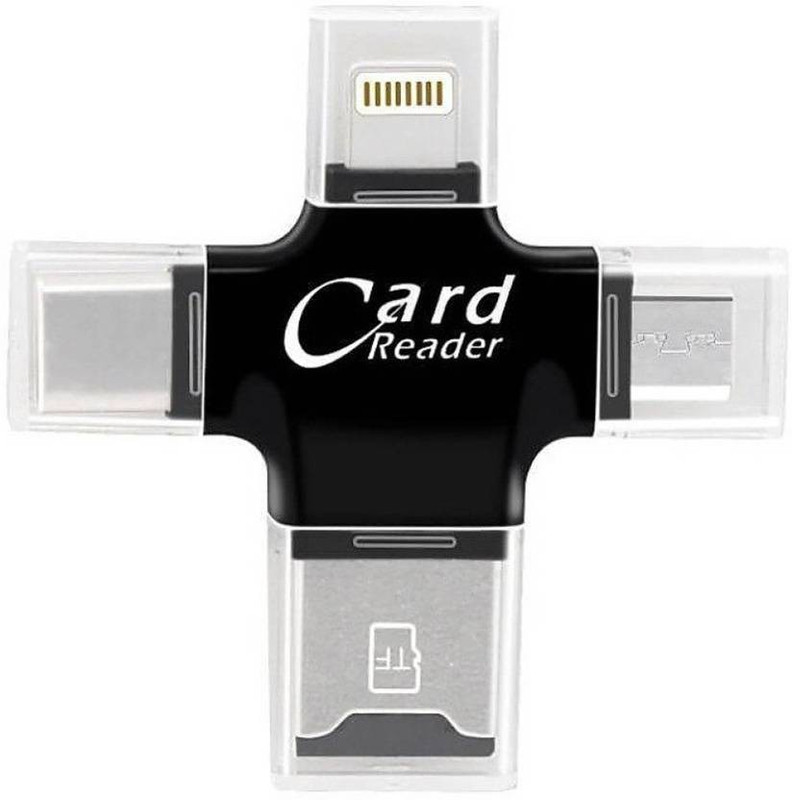 Buy Genuine Universal Micro USB SD TF Card Reader With Micro USB OTG Adapter For All Smartphones, Laptop & PC Card Reader(Multicolor)