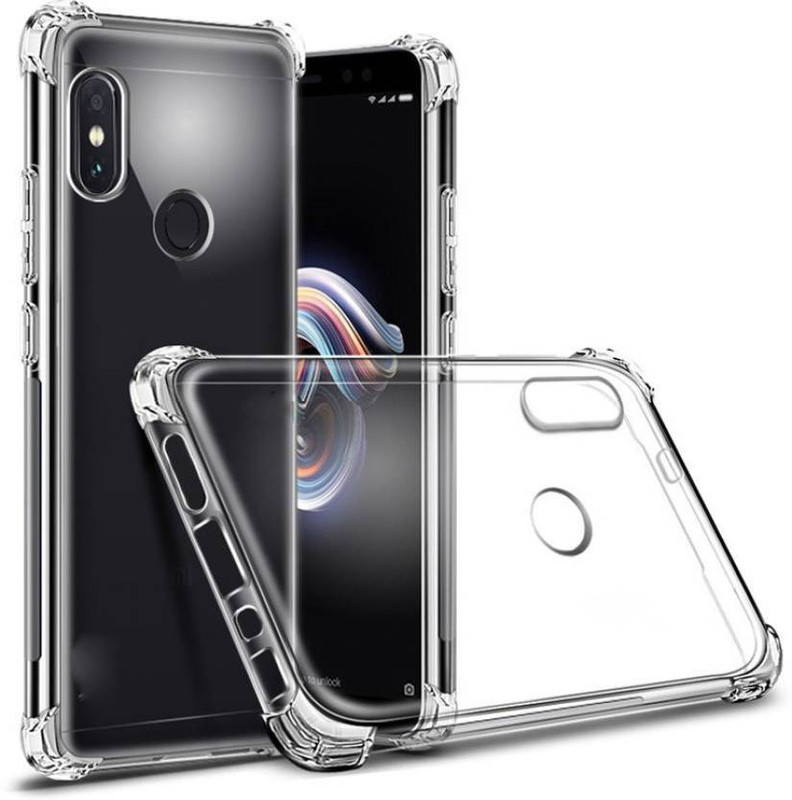 rs mobizilla Bumper Case for Mi Redmi Note 5 Pro(trasnparent, Silicon)