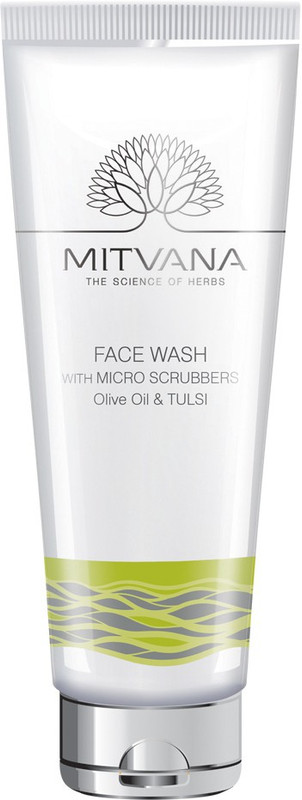 mitvana Face Wash with Microscrubbers 100ml with Olive & Tulsi(100 ml)