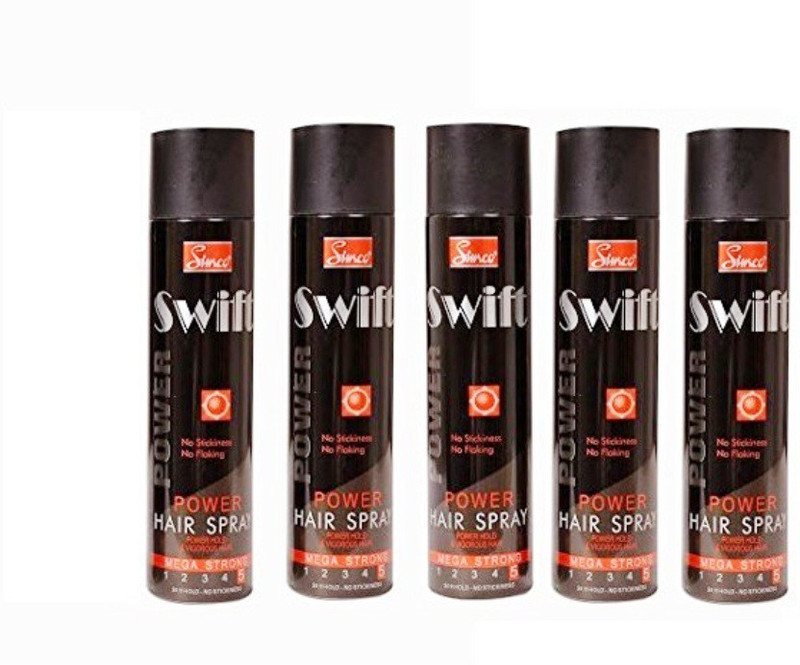simco hair spray pack of 5 Hair Spray(1250 ml)