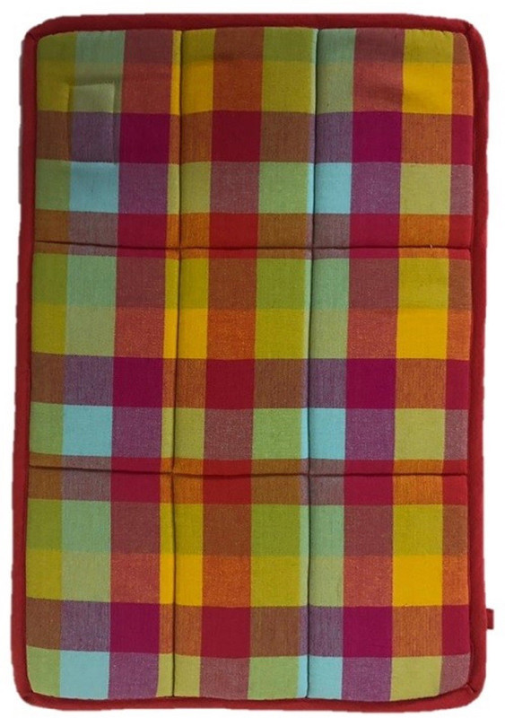 cotton quest Cotton Door Mat(red and green, Small)