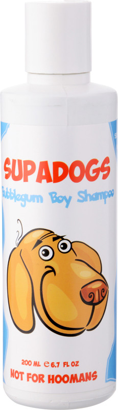 supadogs Anti-fungal BUBBLEGUM BOY Dog Shampoo(200 ml)