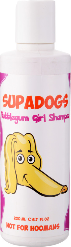 supadogs Anti-fungal BUBBLEGUM GIRL Dog Shampoo(200 ml)
