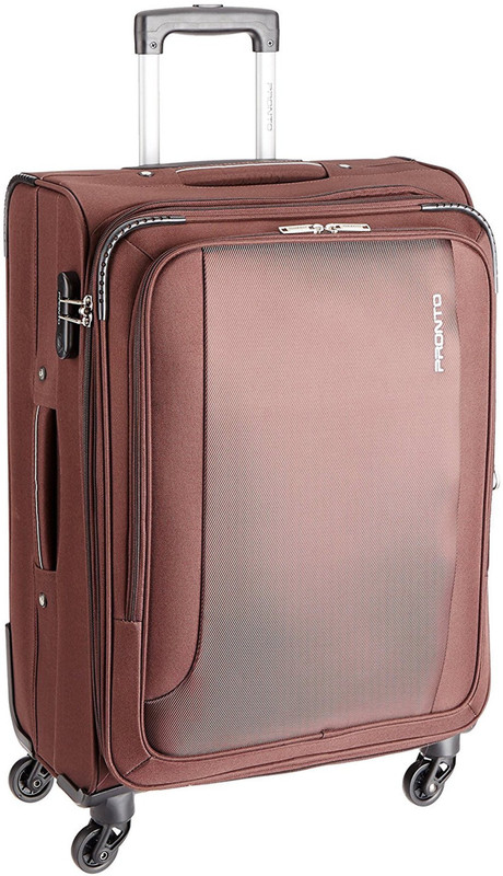 Pronto SPACE + Expandable Check-in Luggage - 26 inch(Brown)