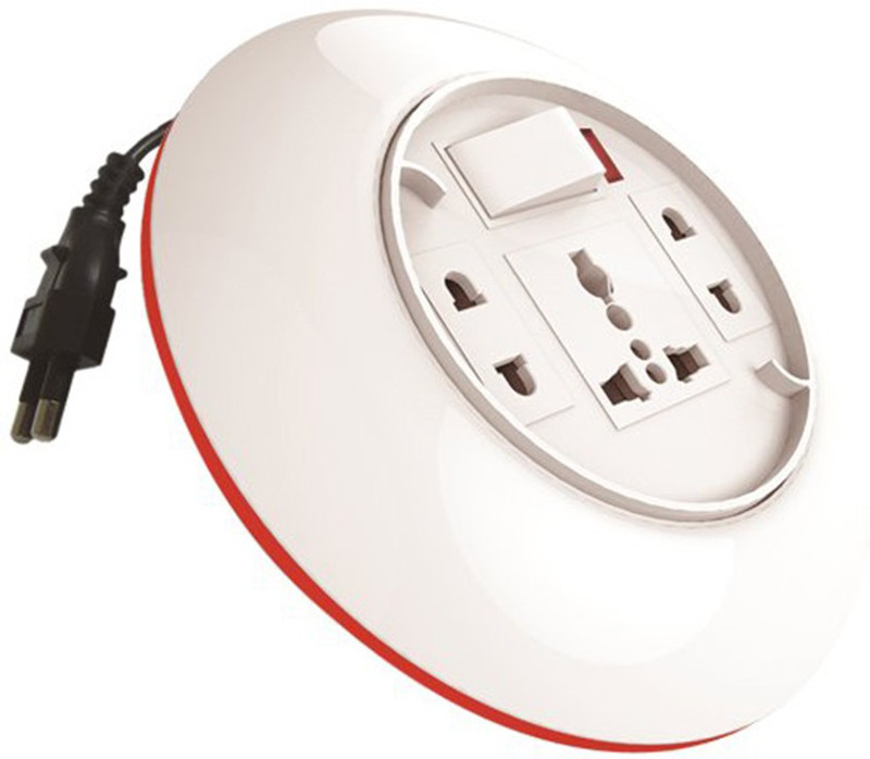 GM GM 3071 3 Socket Surge Protector(White)