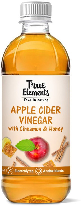 True Elements Ture Elements Apple Cider Vinegar with Cinnamon and Honey Vinegar Vinegar(500 ml) True Elements Ture Elements Apple Cider Vinegar with Cinnamon and Honey Vinegar Vinegar(500 ml)