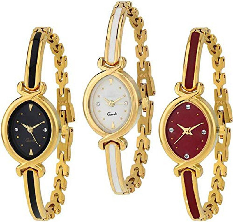 watchstar Lucky type combo of 3 chain watches for girls and women N series Analog Watch  - For Women