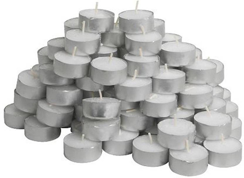 salebucks diwali decorations tea light Candle(White, Pack of 50)