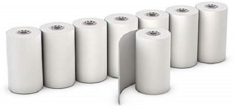 mm enterprises Billing Machine POS Swipe Machine ATM Machine 2"Inch (57MMX25MTR) Set of 8 rOLLS Thermal Cash Register Paper(57 mm x 120 mm)