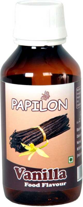 Papilon CONCENTRATED VANILLA FLAVOUR Vanilla Liquid Food Essence(100 ml)