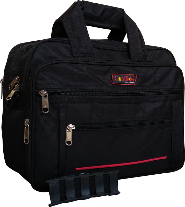 costfide Men Black Messenger Bag