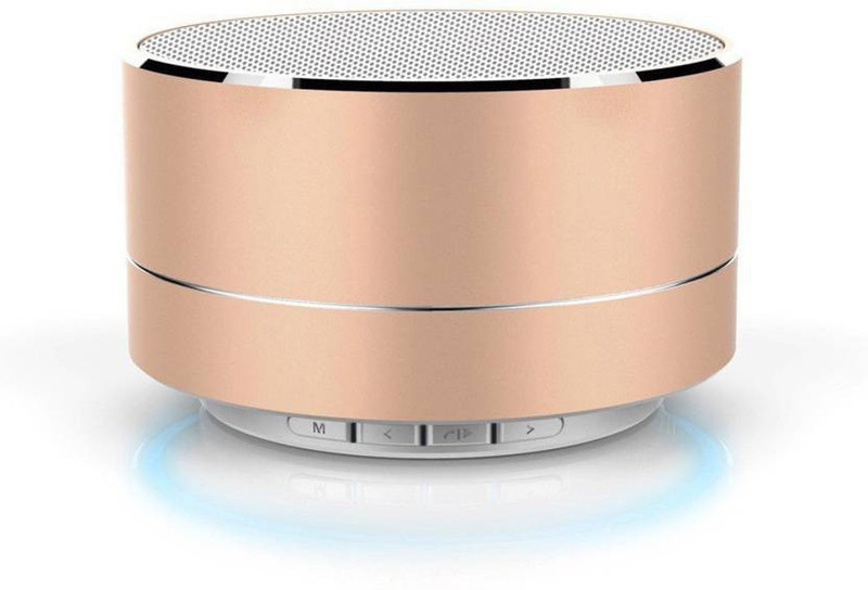 hoatzin High Quality Metal 3 W Bluetooth Speaker  -015 3 W Bluetooth  Speaker(Beige, 2.1 Channel)