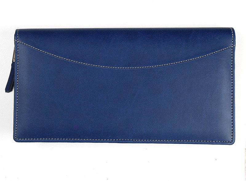 Sukeshcraft Cheque Book Holder(Blue)