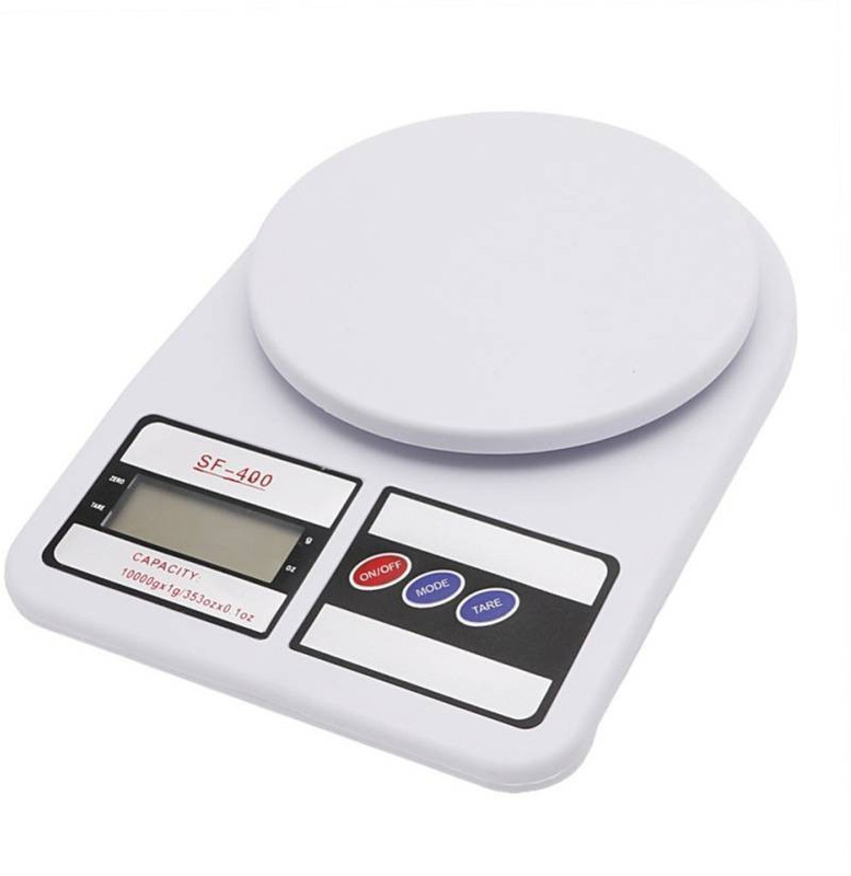 sourceindiastore Digital 10kg x 10g Kitchen Scale Balance Multi-purpose weight measuring machine Weighing Scale (Multicolor) Weighing Scale(Grey)