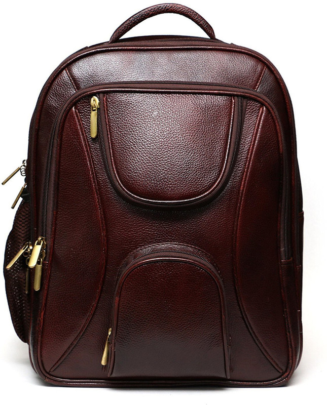 reo leather REO Casual Backpack Bag for Men |15.6'' Laptop Compartment| |Expandable Features| |Casual Stylish Backpack| Zip Closure | Backpack(Brown, 22 L)