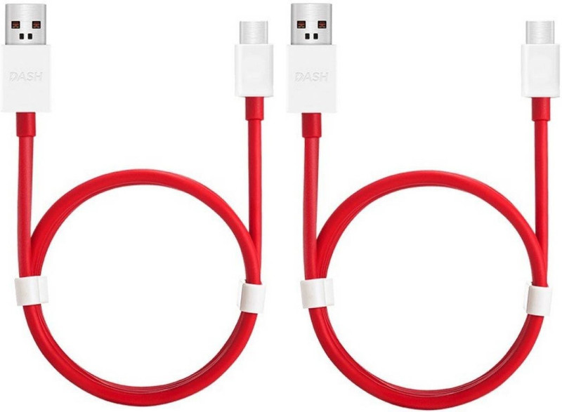 productunwrap Pack of Two High quality 100CM Fast Charging Type C Cable USB Type C Cable(Compatible with ANDROID, SMARTPHONE, TABLET, POWERBANKS, Red, Sync and Charge Cable)